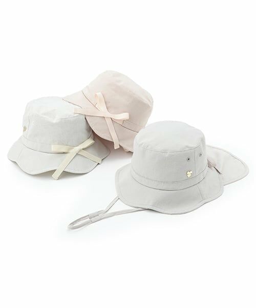 petit main / プティマイン ハット | 【遮熱】日除けつきスカラップハット | 詳細13