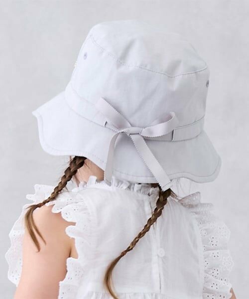 petit main / プティマイン ハット | 【遮熱】日除けつきスカラップハット | 詳細3