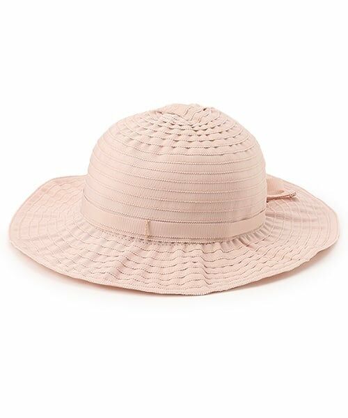 petit main / プティマイン ハット | 【リンク】グログランハット(キッズ)（ライト ピンク）