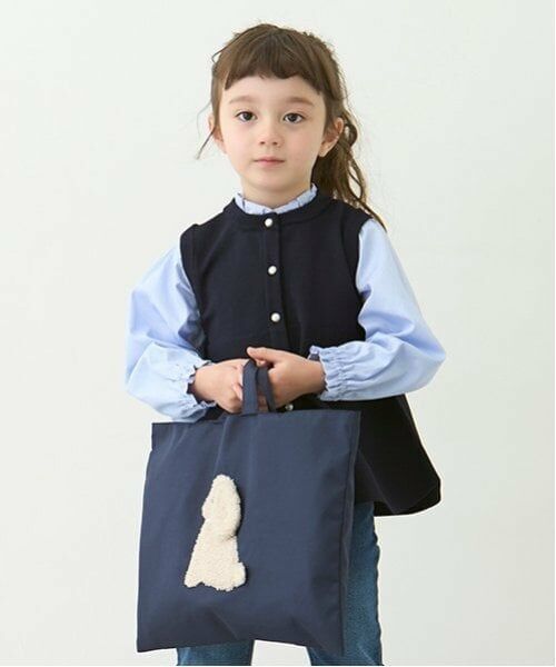 petit main / プティマイン トートバッグ | DOGアップリケレッスンバッグ | 詳細12