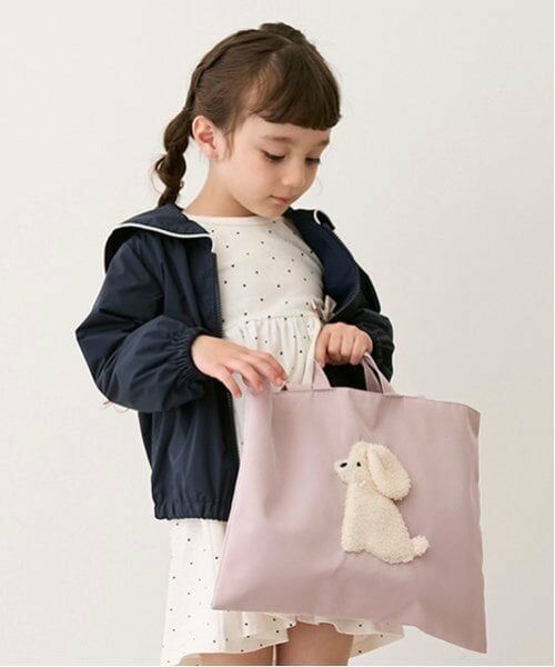 petit main / プティマイン トートバッグ | DOGアップリケレッスンバッグ | 詳細8