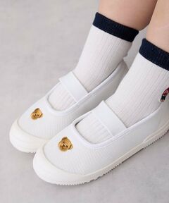 petit main / プティマイン インテリア・生活雑貨・ホビー・ステーショナリー | ワンポイント刺しゅうメッシュ上履き