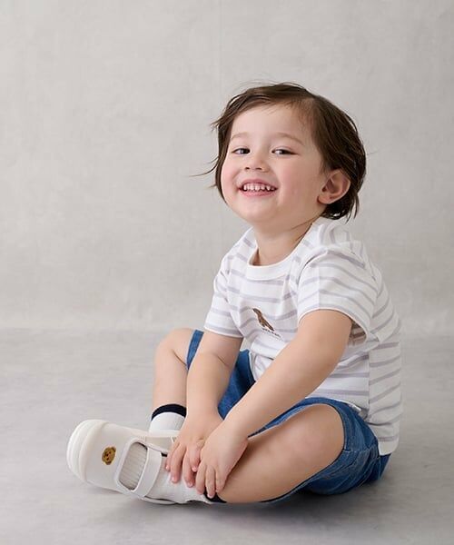 petit main / プティマイン インテリア・生活雑貨・ホビー・ステーショナリー | ワンポイント刺しゅうメッシュ上履き | 詳細2