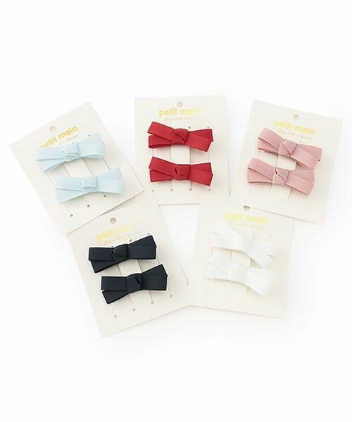 petit main / プティマイン ヘアピン | リボンヘアクリップ2P | 詳細24