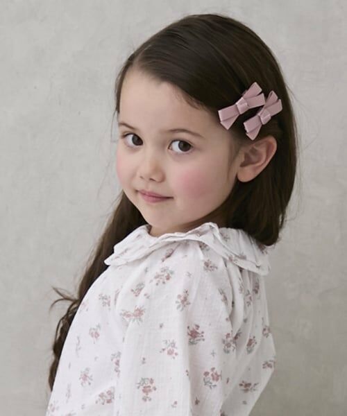 petit main / プティマイン ヘアピン | リボンヘアクリップ2P | 詳細6