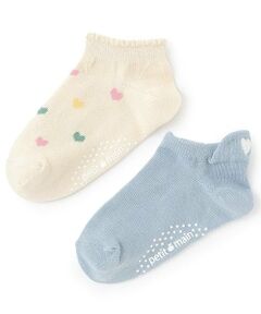 petit main / プティマイン ソックス | CUTEスニーカー丈ソックス2P