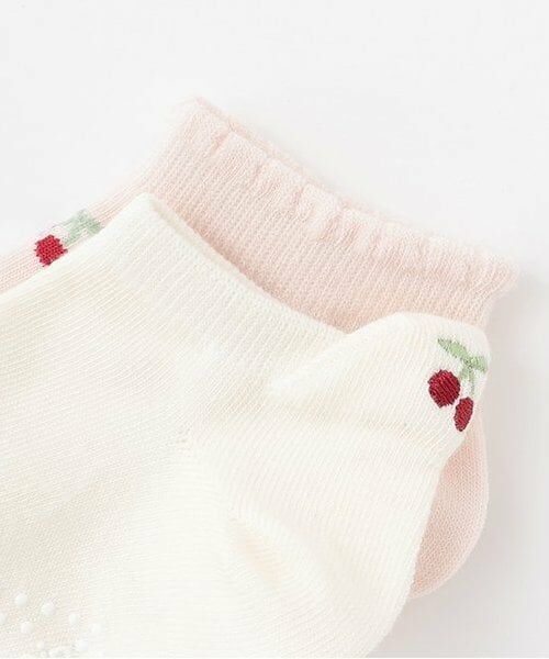 petit main / プティマイン ソックス | CUTEスニーカー丈ソックス2P | 詳細1