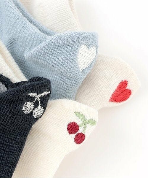 petit main / プティマイン ソックス | CUTEスニーカー丈ソックス2P | 詳細3