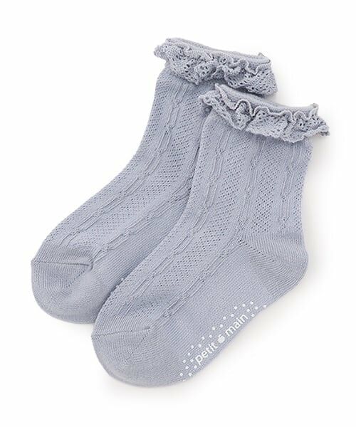 petit main / プティマイン ソックス | レースつきクルーソックス | 詳細10