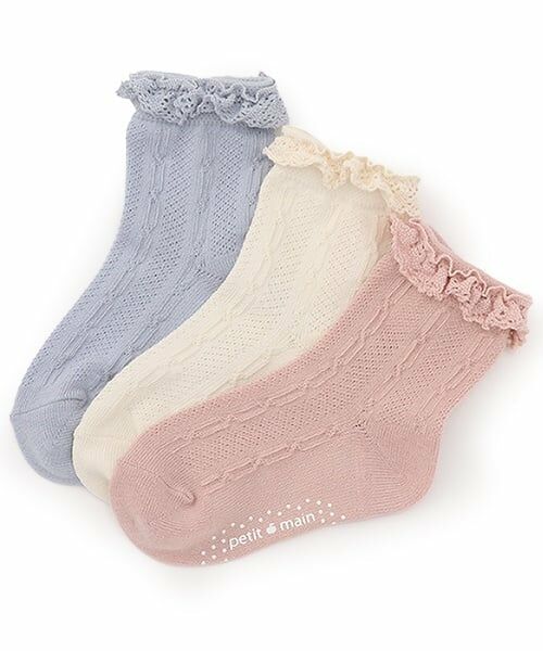 petit main / プティマイン ソックス | レースつきクルーソックス | 詳細7