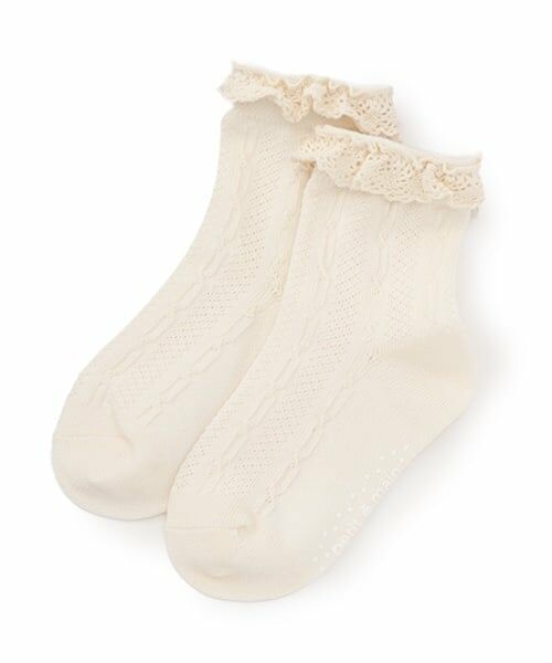 petit main / プティマイン ソックス | レースつきクルーソックス | 詳細9