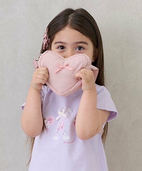 petit main / プティマイン ショルダーバッグ | モチーフポシェット（ライト ピンク）