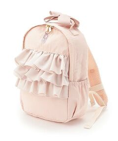 petit main / プティマイン リュック・バックパック | トゥシューズ刺しゅうフリルリュック