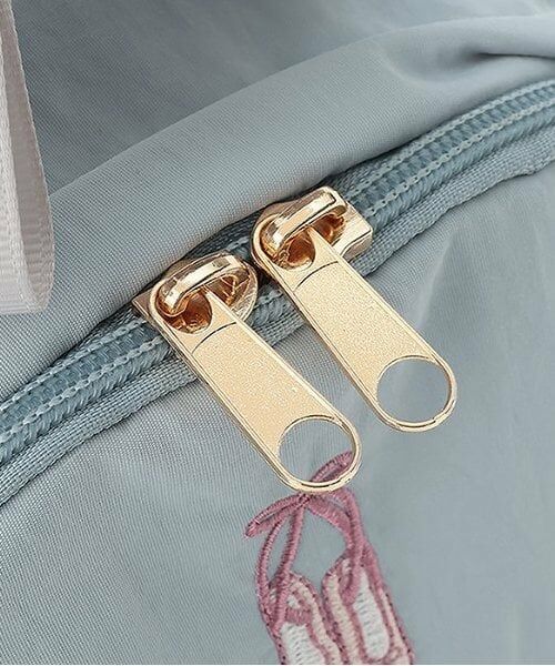 petit main / プティマイン リュック・バックパック | トゥシューズ刺しゅうフリルリュック | 詳細3