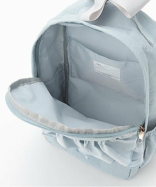 petit main / プティマイン リュック・バックパック | トゥシューズ刺しゅうフリルリュック | 詳細7