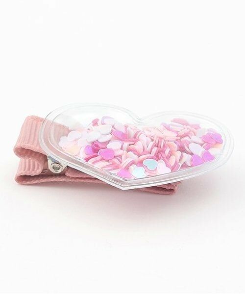 petit main / プティマイン ヘアピン | ハートフレークヘアクリップ2P | 詳細2