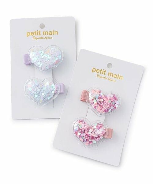 petit main / プティマイン ヘアピン | ハートフレークヘアクリップ2P | 詳細4