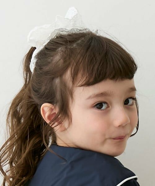 petit main / プティマイン ヘアゴム・シュシュ | ボリュームレースシュシュ | 詳細2