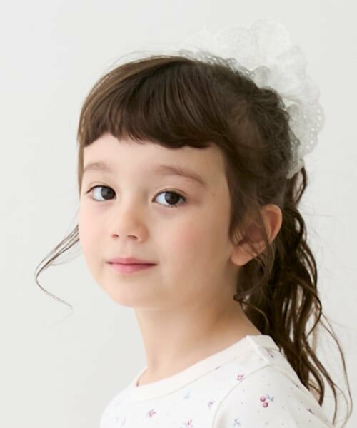 petit main / プティマイン ヘアゴム・シュシュ | ボリュームレースシュシュ | 詳細3