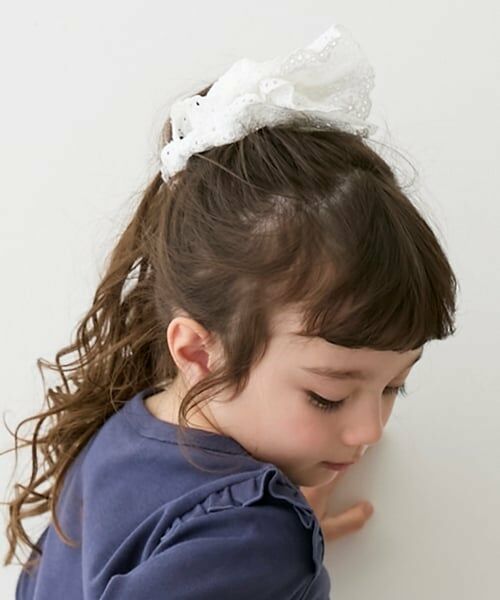 petit main / プティマイン ヘアゴム・シュシュ | ボリュームレースシュシュ | 詳細4