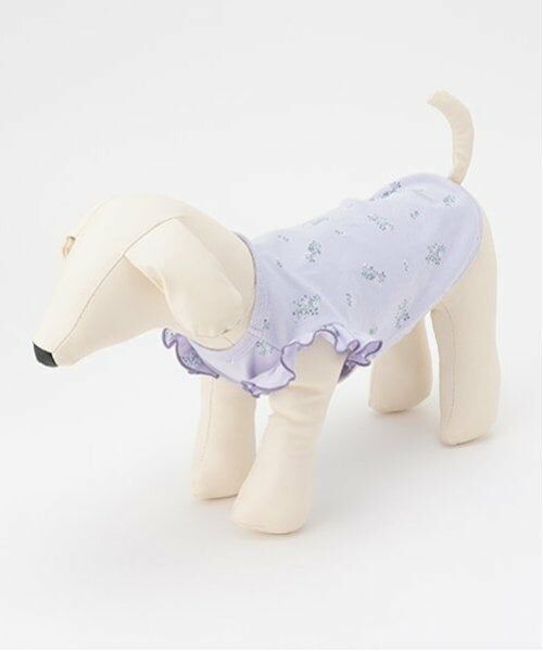 petit main / プティマイン ペットグッズ | 【リンク】【DOG】総柄肩フリルタンク | 詳細13