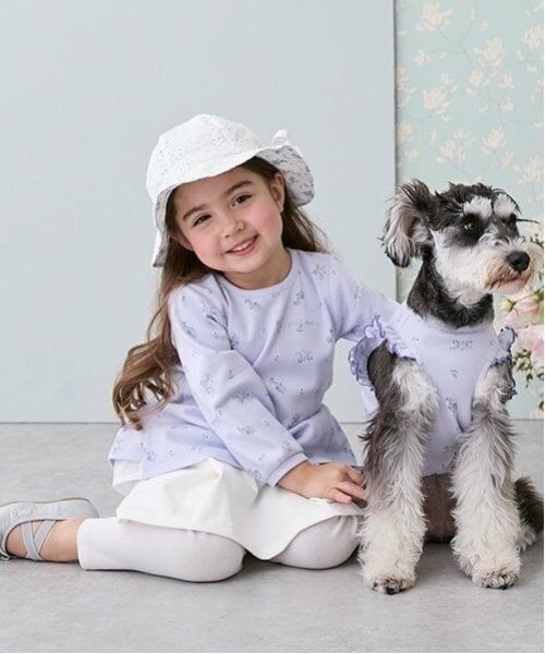 petit main / プティマイン ペットグッズ | 【リンク】【DOG】総柄肩フリルタンク | 詳細4