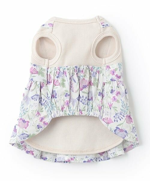 petit main / プティマイン ペットグッズ | 【リンク】【DOG】花柄ドッキングワンピ | 詳細6
