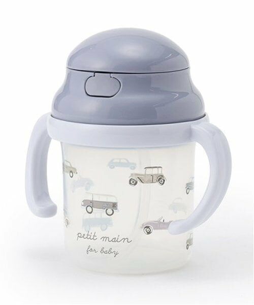 petit main / プティマイン ベビー・キッズグッズ | ストローマグ（ライト ブルー）