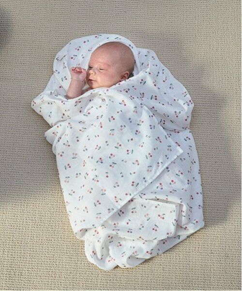 petit main / プティマイン ベビー・キッズウエア | ガーゼおくるみ | 詳細1