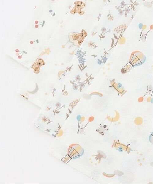 petit main / プティマイン ベビー・キッズウエア | ガーゼおくるみ | 詳細5