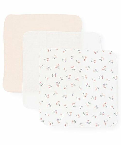 petit main / プティマイン ベビー・キッズグッズ | ガーゼ3P（ピンク）