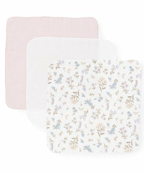 petit main / プティマイン ベビー・キッズグッズ | ガーゼ3P（ラベンダー）