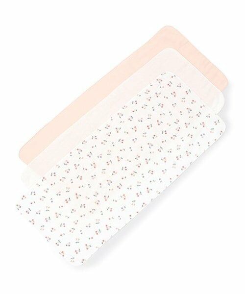 petit main / プティマイン ベビー・キッズグッズ | ガーゼ大3P（ピンク）