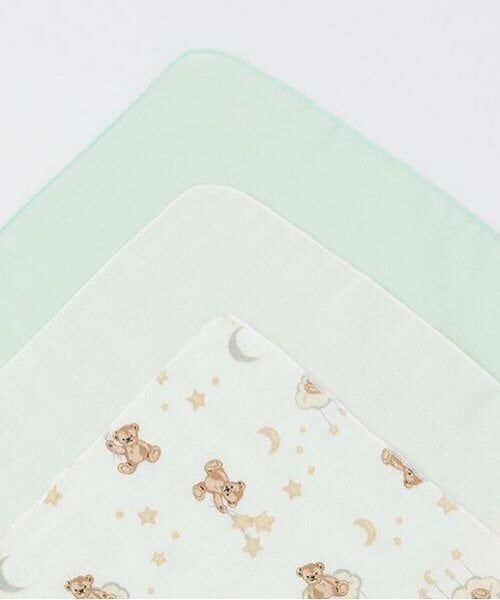 petit main / プティマイン ベビー・キッズグッズ | ガーゼ大3P | 詳細2