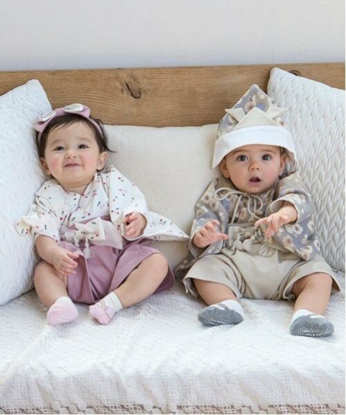 petit main / プティマイン ロンパース | Girls　なりきり袴カバーオール | 詳細1