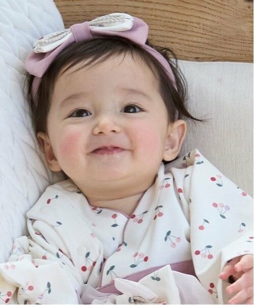 petit main / プティマイン ベビー・キッズグッズ | なりきり和風リボンヘアバンド（ライト ピンク）