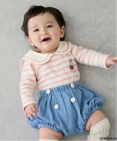 petit main / プティマイン ベビー・キッズウエア | 【Miffy】刺繍バルーンパンツ | 詳細3