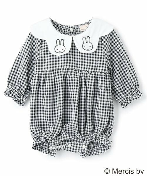 petit main / プティマイン ロンパース | 【Miffy】刺繍襟切替ロンパース | 詳細3