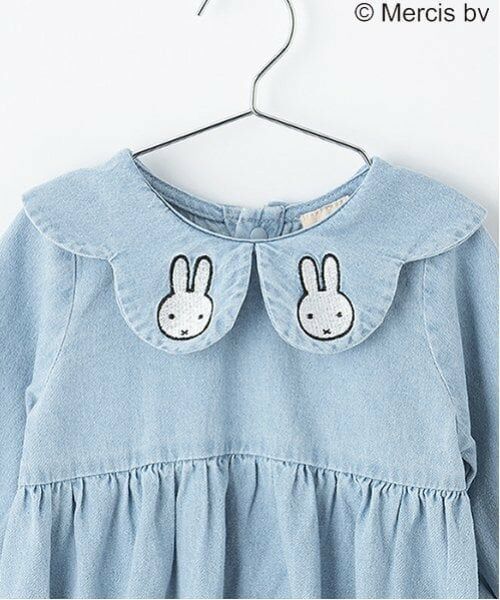 petit main / プティマイン ロンパース | 【Miffy】刺繍襟切替ロンパース | 詳細5