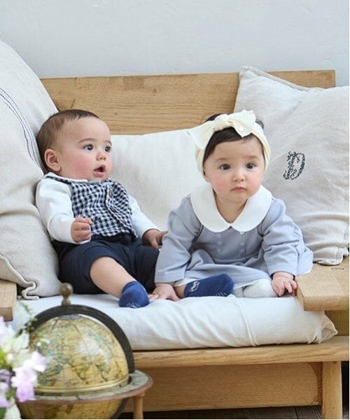 petit main / プティマイン ロンパース | 【POLO BCS】衿つきワンピロンパース | 詳細1