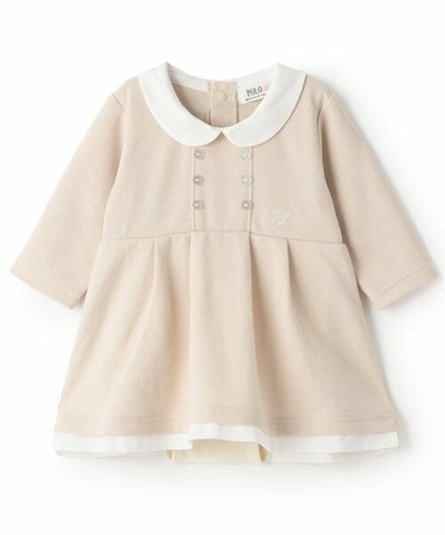 petit main / プティマイン ロンパース | 【POLO BCS】衿つきワンピロンパース（ライト ピンク）