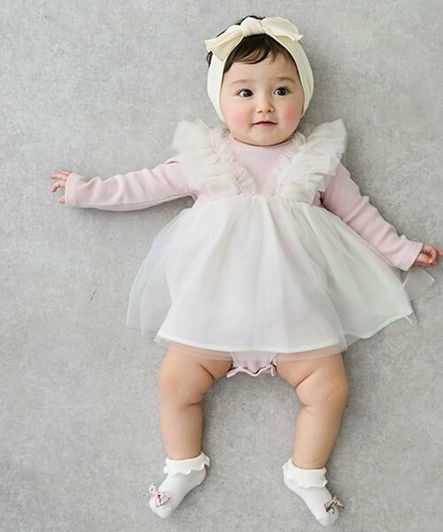 petit main / プティマイン ベビー・キッズウエア | メロウリボンカップソックス | 詳細1