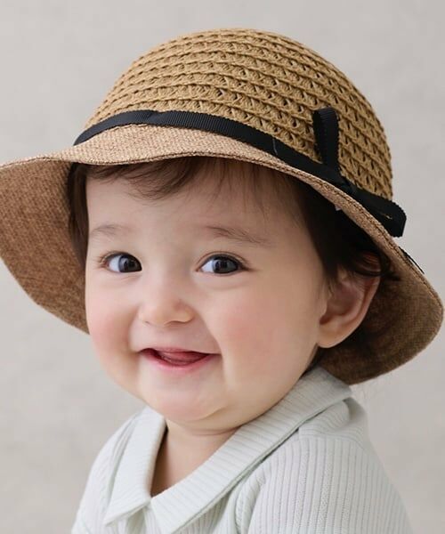 petit main / プティマイン ベビー・キッズグッズ | 雑材ハット（ベージュ）