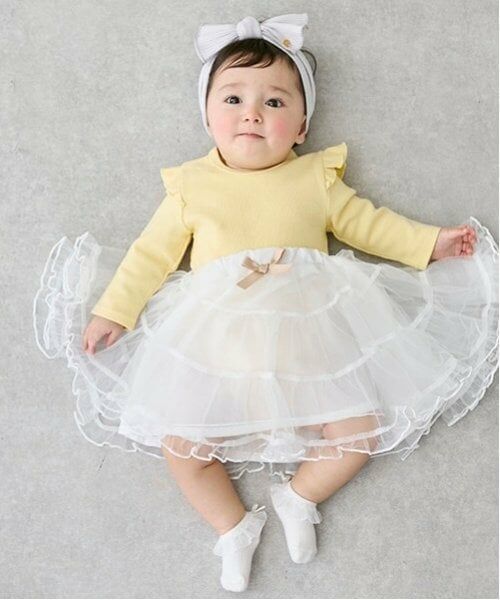 petit main / プティマイン ベビー・キッズウエア | オーガンジーフリルカップソックス | 詳細4