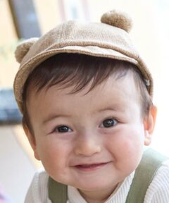 petit main / プティマイン ベビー・キッズグッズ | 耳付きキャップ