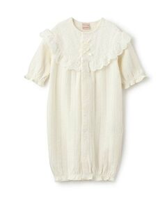petit main / プティマイン ロンパース | 【オーガニック】レース切替2WAYオール