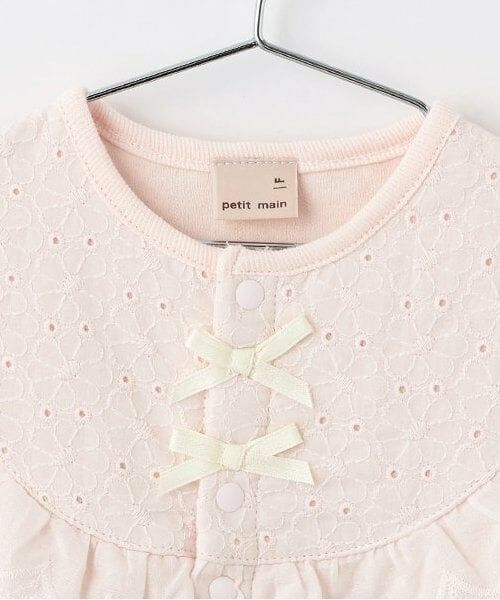 petit main / プティマイン ロンパース | 【オーガニック】レース切替2WAYオール | 詳細3