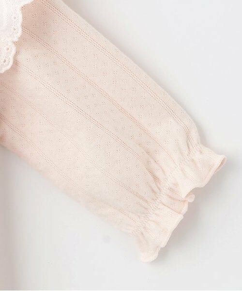 petit main / プティマイン ロンパース | 【オーガニック】レース切替2WAYオール | 詳細4