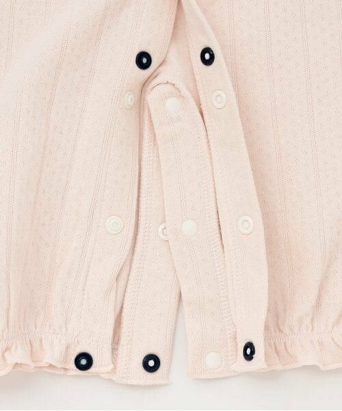 petit main / プティマイン ロンパース | 【オーガニック】レース切替2WAYオール | 詳細5