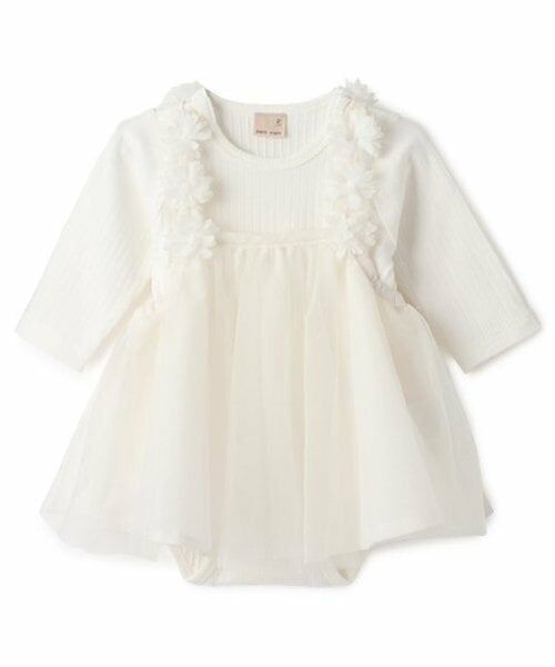petit main / プティマイン ベビー・キッズウエア | お花チュールOPセット | 詳細3